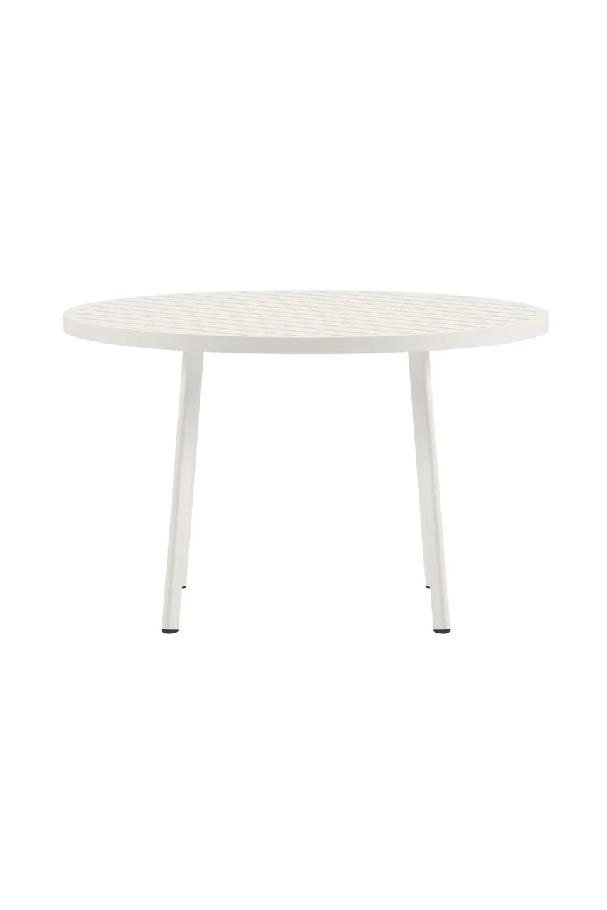 Gartentisch Giardini aus Aluminium, rund, in Beige, 120×120x74 cm von Venture Home – Bild 2