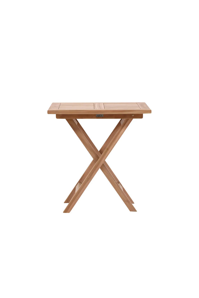 Gartentisch Kenya aus Teak in Natur, klappbar, 70×70×75 cm von Venture Home – Bild 1