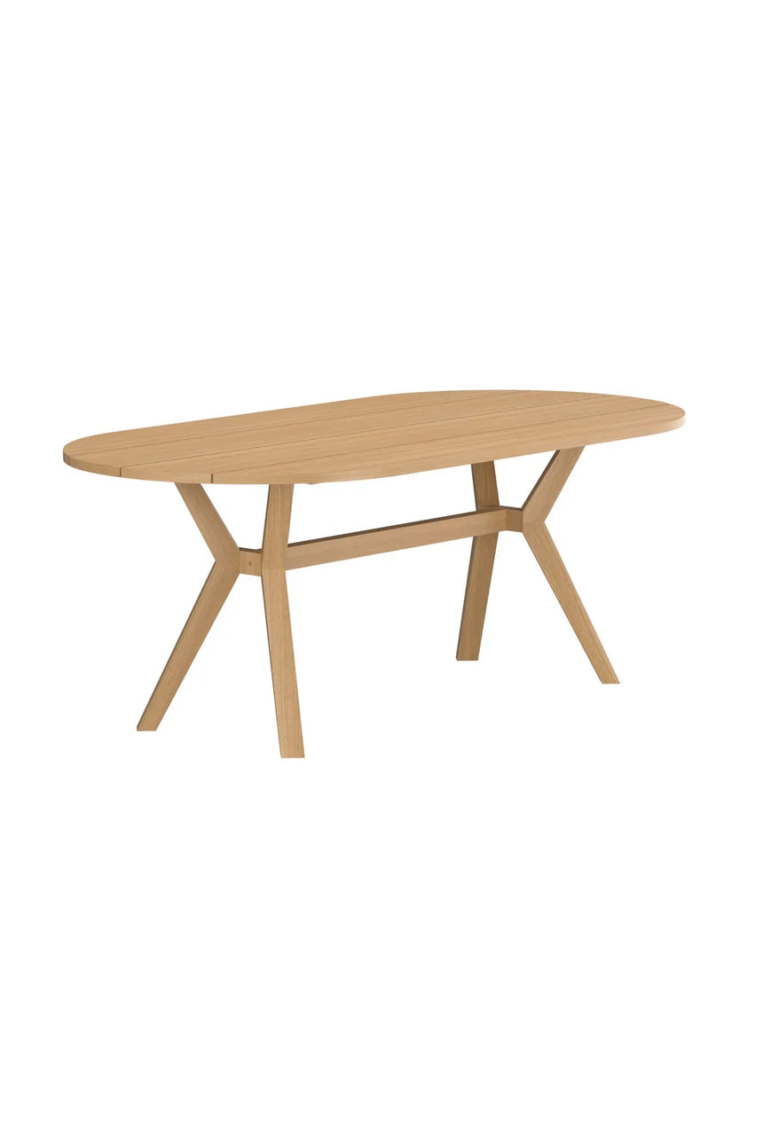 Gartentisch Kenya aus Teakholz in Natur, 200×100×75 cm von Venture Home – Bild 2