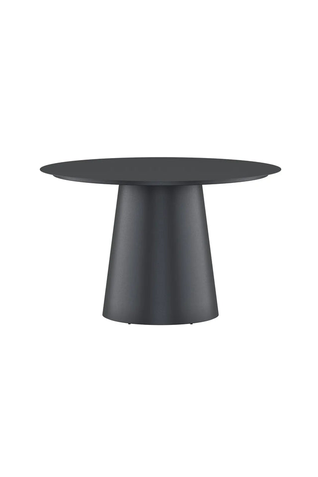 Gartentisch Lanzo aus Aluminium in Schwarz, 120x120×75 cm von Venture Home – Bild 1