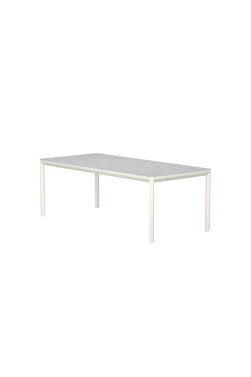 Gartentisch Lino aus Aluminium und Keramikglas in Beige, 220×100×74 cm von Venture Home – Bild 3