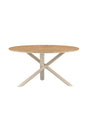 Gartentisch Mexico aus Teak und Aluminium in Beige/Natur, 140x140×75 cm von Venture Home – Bild 1