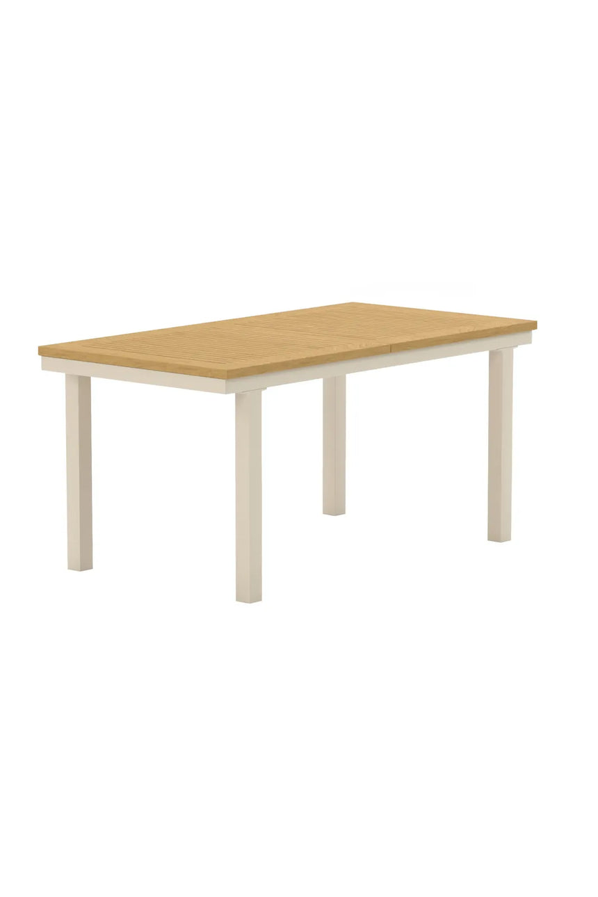 Gartentisch Panama aus Teak und Aluminium in Beige/Natur, erweiterbar, 160-240 cm von Venture Home – Bild 3