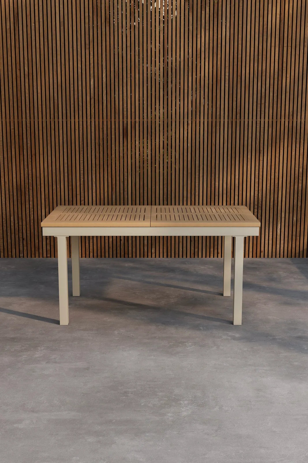 Gartentisch Panama aus Teak und Aluminium in Beige/Natur, erweiterbar, 160-240 cm von Venture Home – Bild 4
