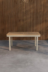 Gartentisch Panama aus Teak und Aluminium in Beige/Natur, erweiterbar, 160-240 cm von Venture Home – Bild 4