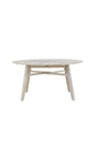 Gartentisch Rives aus Akazienholz und Zement in Whitewash und Grau, 150x150x75 cm von Venture Home – Bild 1