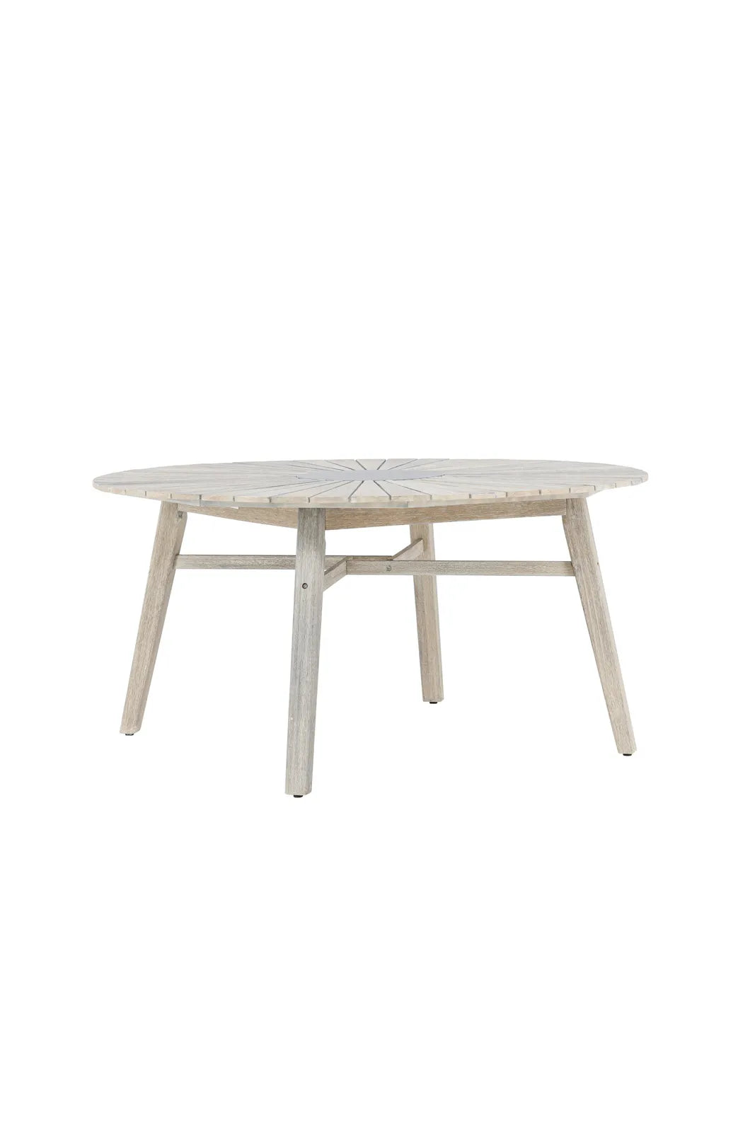 Gartentisch Rives aus Akazienholz und Zement in Whitewash und Grau, 150x150x75 cm von Venture Home – Bild 3