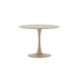 Glade Runder Esstisch Stahlrahmen / MDF Beige Lackierung 100x75 cm von Venture Home – Produktbild 1