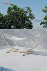 Hängesessel Hedvig aus Lärche und Baumwolle in Whitewash und Beige, 320×115×120 cm von Venture Home – Bild 4