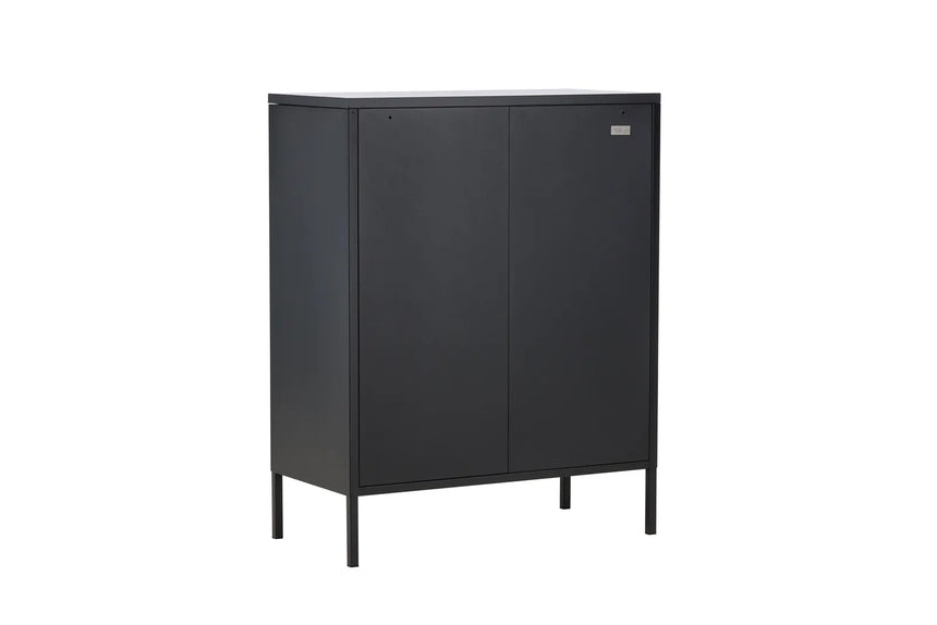Kommode Misha aus Stahl in schwarz, 40x80x101,5 cm von Venture Home – Bild 22