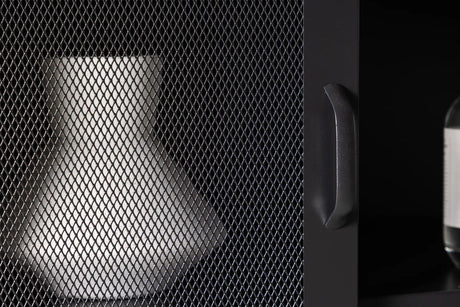 Kommode Misha aus Stahl in schwarz, 40x80x101,5 cm von Venture Home – Bild 31