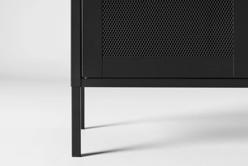 Kommode Misha aus Stahl in schwarz, 40x80x101,5 cm von Venture Home – Bild 32