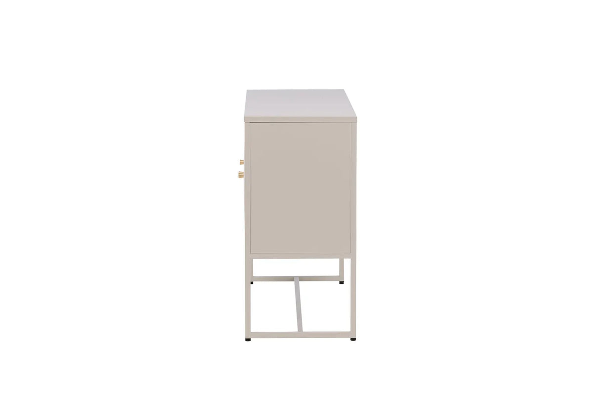 Kommode Piring aus Stahl in beige, 40x120x80 cm von Venture Home – Bild 21