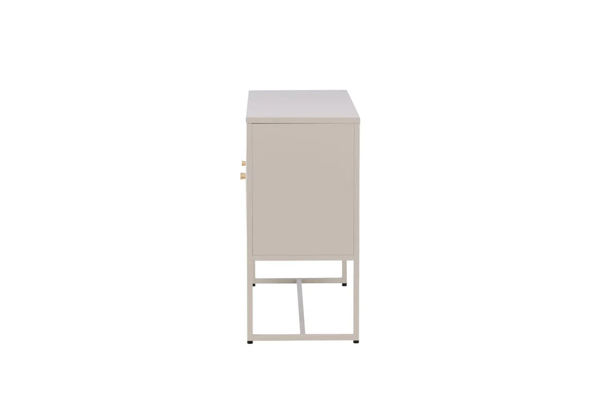 Kommode Piring aus Stahl in beige, 40x120x80 cm von Venture Home – Bild 21