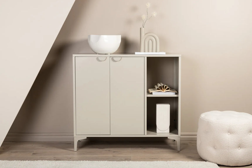 Kommode Piring aus Stahl in beige, 42x110x100 cm von Venture Home – Bild 31