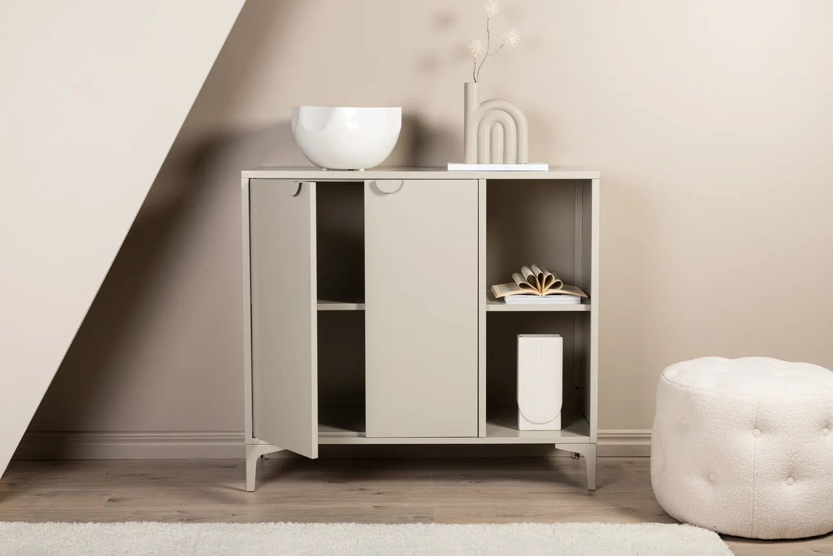 Kommode Piring aus Stahl in beige, 42x110x100 cm von Venture Home – Bild 32