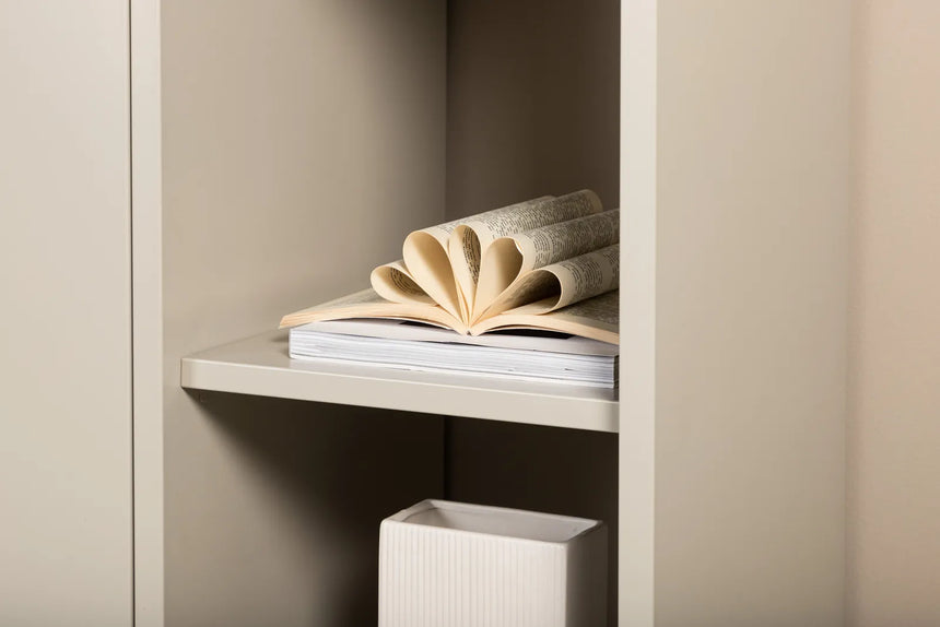 Kommode Piring aus Stahl in beige, 42x110x100 cm von Venture Home – Bild 34