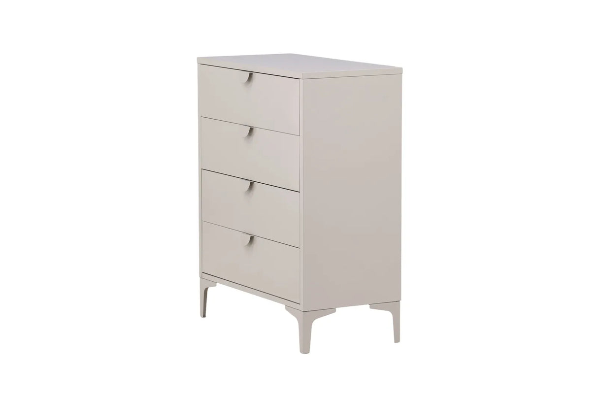 Kommode Piring aus Stahl mit 4 Schubladen in beige, 40x78x98 cm von Venture Home – Bild 20