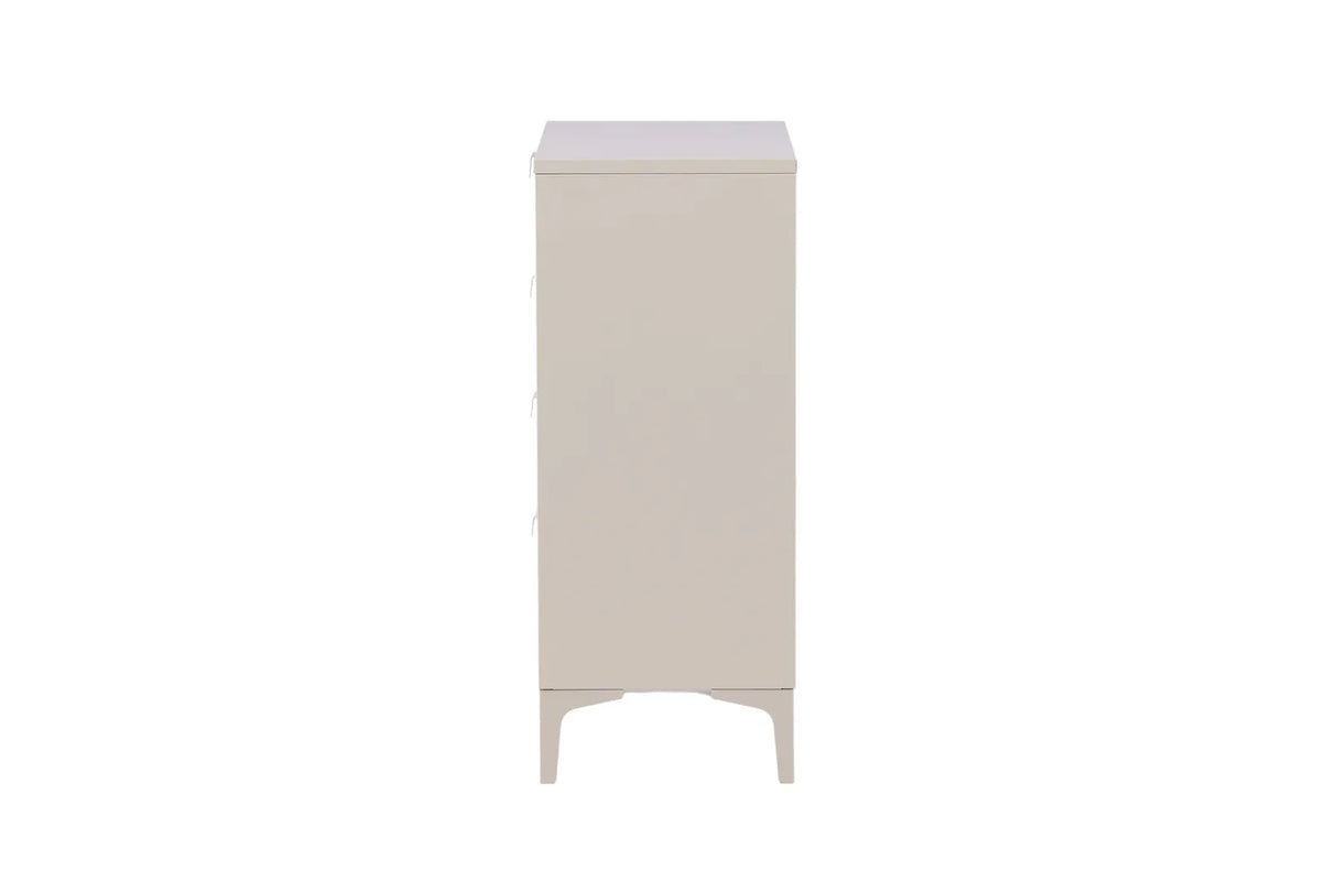 Kommode Piring aus Stahl mit 4 Schubladen in beige, 40x78x98 cm von Venture Home – Bild 21