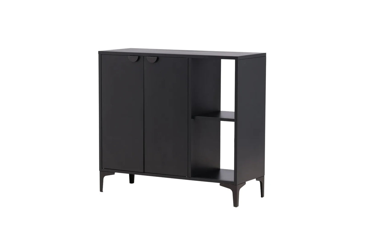 Kommode Piring in schwarz, 42x100x110 cm von Venture Home – Bild 20