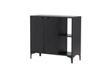Kommode Piring in schwarz, 42x100x110 cm von Venture Home – Bild 20