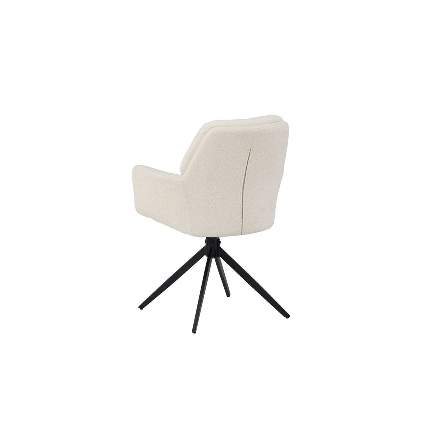 Manchi Esszimmerstuhl 2er-Pack - Schwarz / Weiß von Venture Home – Produktbild 11