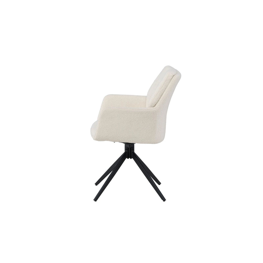 Manchi Esszimmerstuhl 2er-Pack - Schwarz / Weiß von Venture Home – Produktbild 9