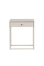 Nachtisch Bakal aus Stahl in beige, 43x41x50 cm von Venture Home – Bild 1