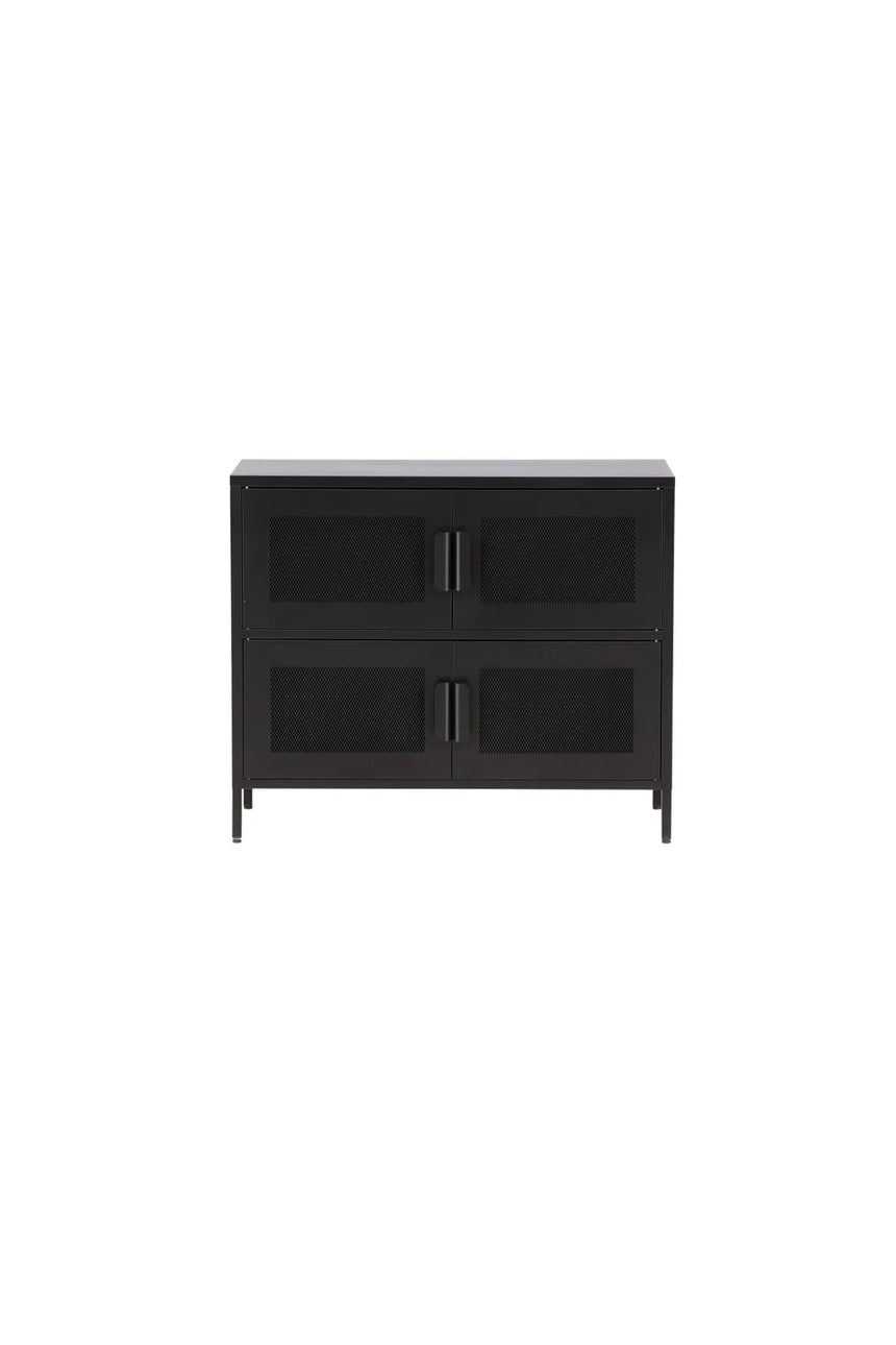 Nachtisch Bakal aus Stahl in schwarz, 90x40x75 cm von Venture Home – Bild 1