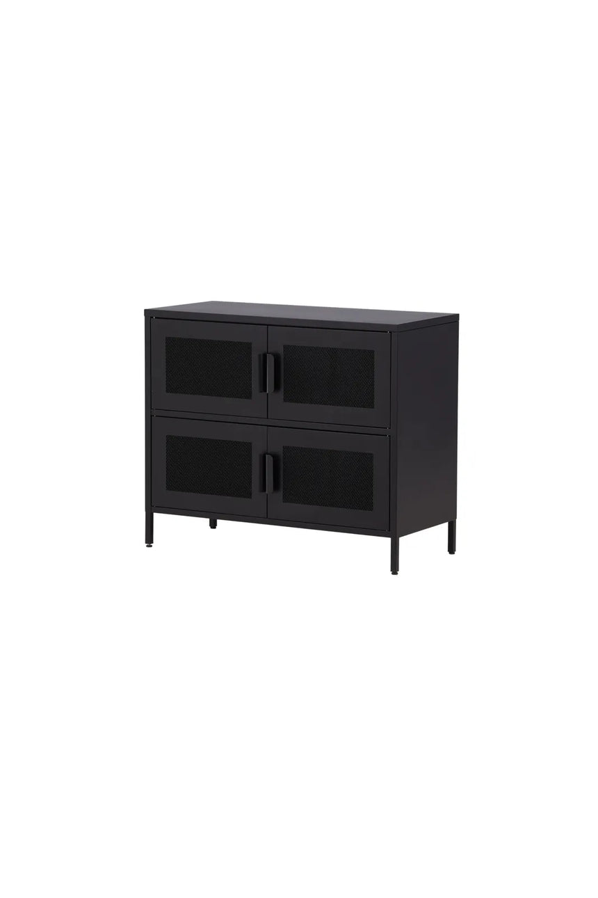 Nachtisch Bakal aus Stahl in schwarz, 90x40x75 cm von Venture Home – Bild 2