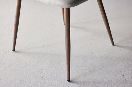 Night Essstuhl Mocca / Beige Leinen von Venture Home – Produktbild 4
