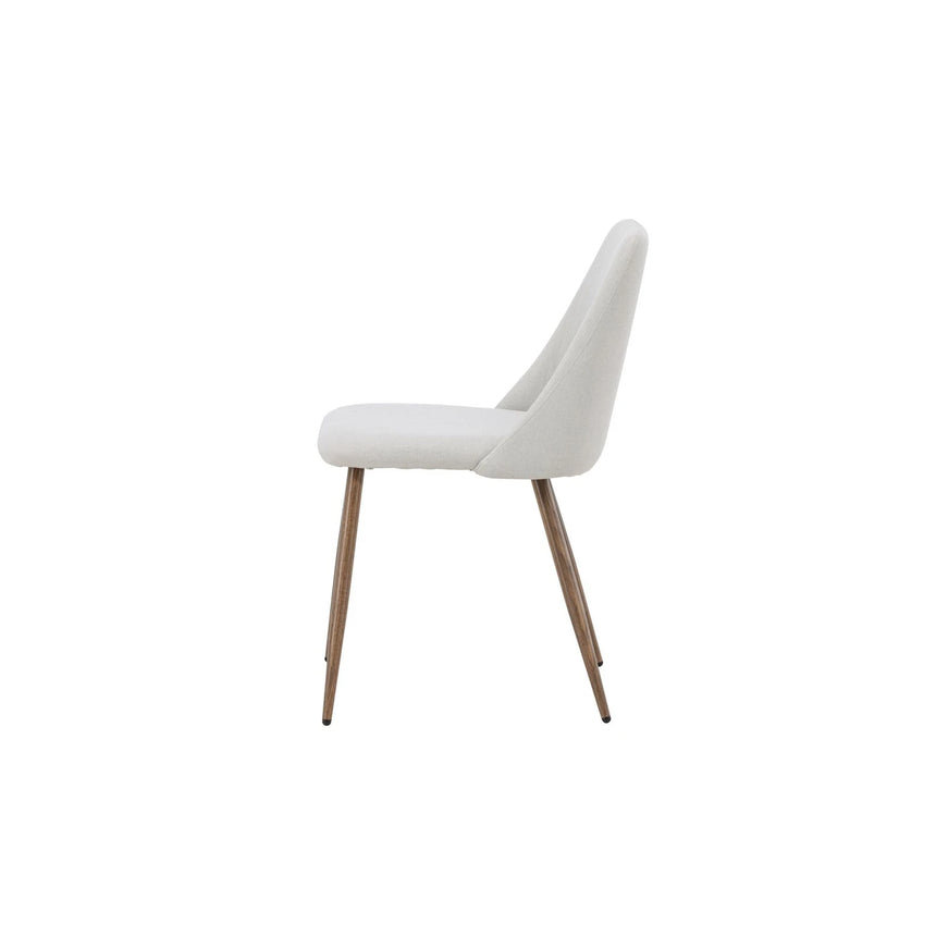 Night Essstuhl Mocca / Beige Leinen von Venture Home – Produktbild 9
