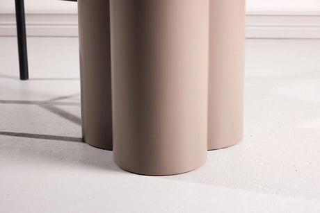 Olivia runder Esstisch 110x110 cm - Dunkelbraun von Venture Home – Produktbild 6