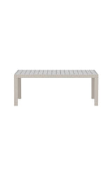 Outdoor Couchtisch Copacabana aus Aluminium, 120×70×45 cm von Venture Home – Bild 1