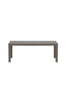 Outdoor Couchtisch Copacabana aus Aluminium in Braun, 120×70×45 cm von Venture Home – Bild 1
