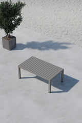 Outdoor Couchtisch Copacabana aus Aluminium in Braun, 120×70×45 cm von Venture Home – Bild 13