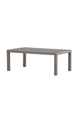 Outdoor Couchtisch Copacabana aus Aluminium in Braun, 120×70×45 cm von Venture Home – Bild 2