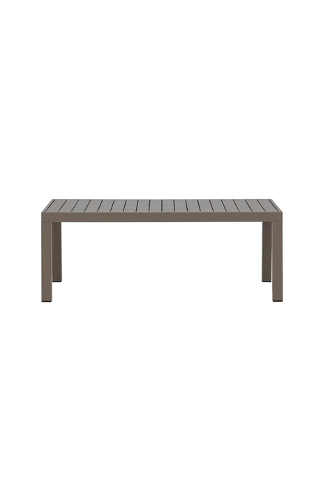 Outdoor Couchtisch Copacabana aus Aluminium in Braun, 120×70×45 cm von Venture Home – Bild 7