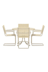 Outdoor Essgruppen-Set Holmsund aus Polywood und Stahl in Beige von Venture Home – Bild 2