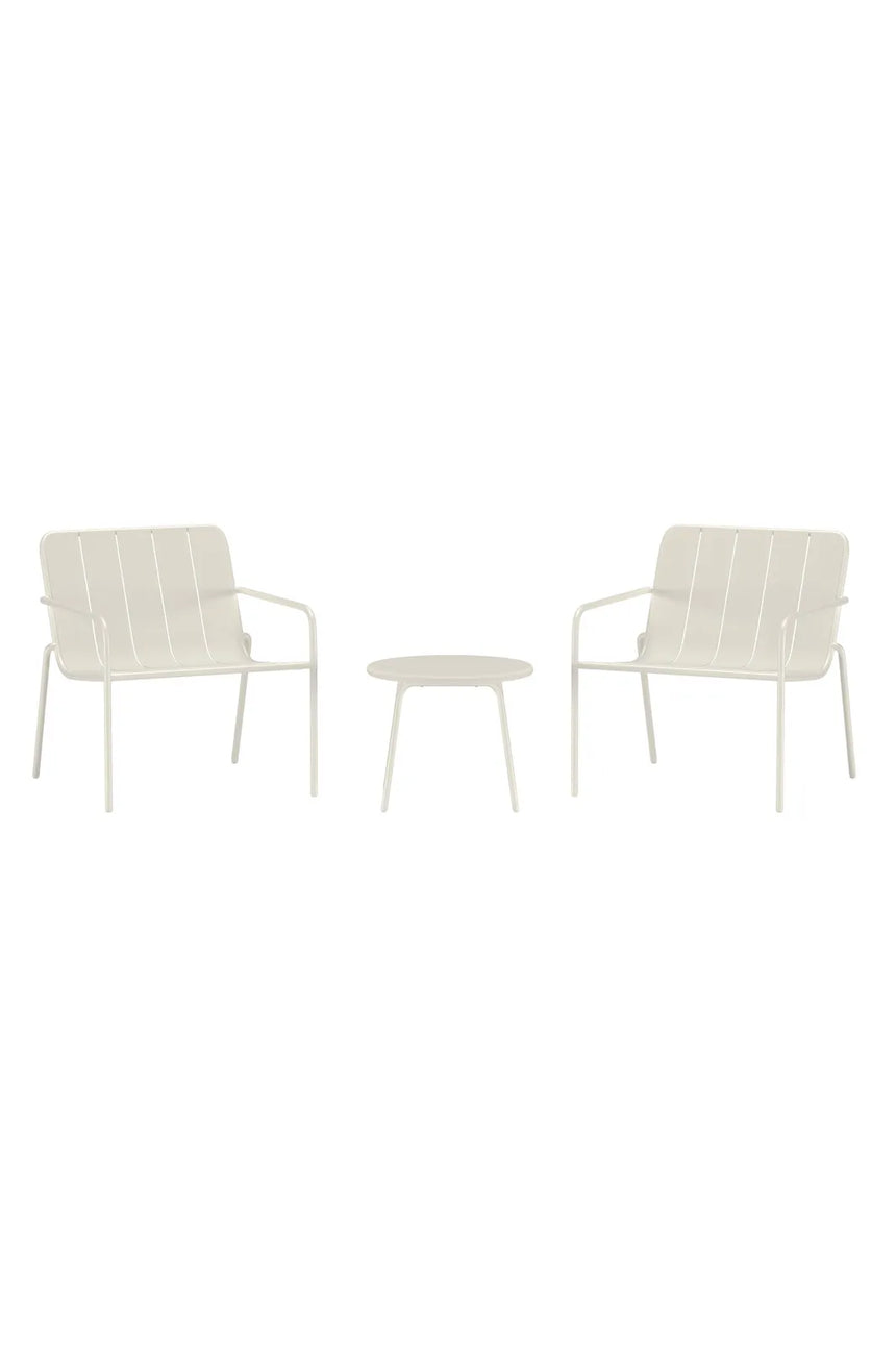 Outdoor Lounge-Set Minos in Beige aus Stahl von Venture Home – Bild 1