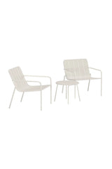 Outdoor Lounge-Set Minos in Beige aus Stahl von Venture Home – Bild 2