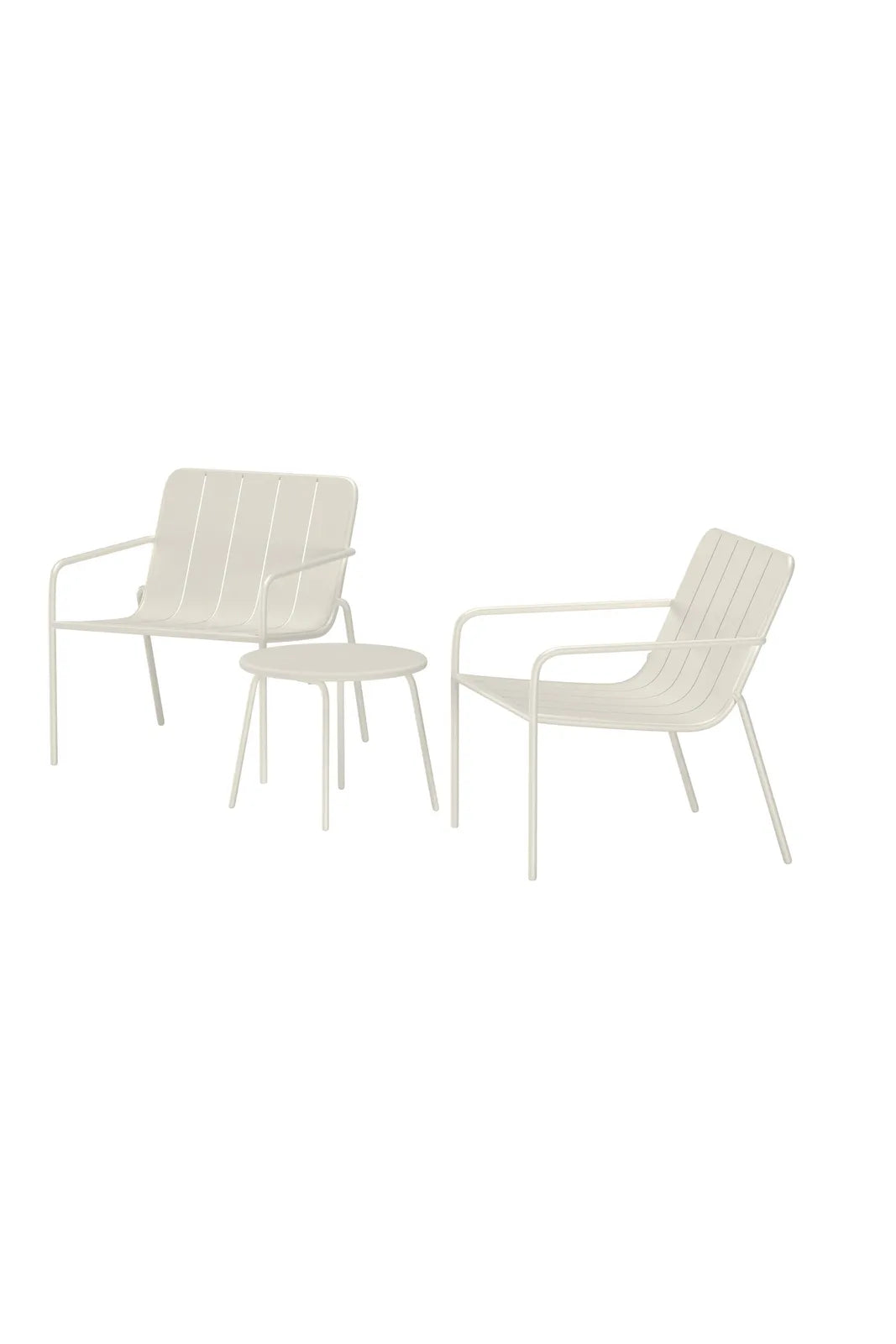 Outdoor Lounge-Set Minos in Beige aus Stahl von Venture Home – Bild 3