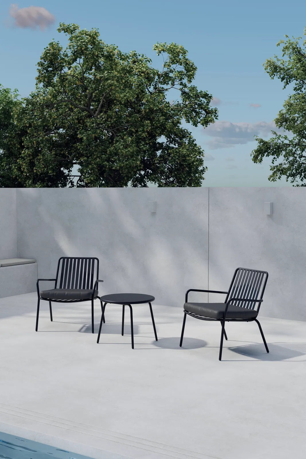 Outdoor Lounge-Set Mykonos aus Stahl von Venture Home – Bild 4