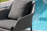 Outdoor Lounge-Set Spoga aus Aluminium mit Polyesterkissen in Schwarz/Grau von Venture Home – Bild 29