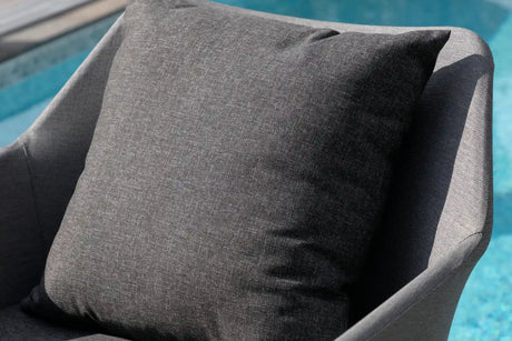Outdoor Lounge-Set Spoga aus Aluminium mit Polyesterkissen in Schwarz/Grau von Venture Home – Bild 30