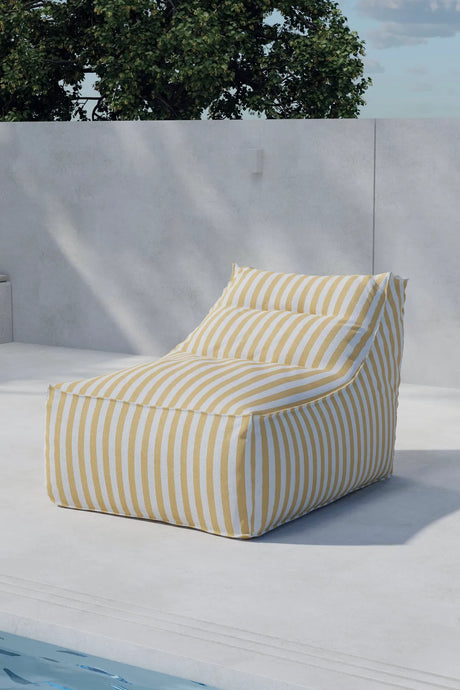 Outdoor Relaxbag Redang aus Olefin, gestreift, ohne Pouf von Venture Home – Bild 4