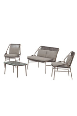 Outdoor Set Zakynthos in Braun, inkl. Kissen von Venture Home – Bild 3