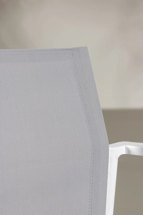 Outdoor Sitzgruppen-Set Break aus Aluminium und Textilene in Weiss und Grau von Venture Home – Bild 16