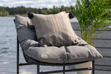 Outdoor Sofa-Set Tina aus Stahl mit Glas Tischplatte in Schwarz/Grau von Venture Home – Bild 32