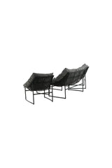 Outdoor Sofa-Set Tina aus Stahl mit Glas Tischplatte in Schwarz/Grau von Venture Home – Bild 5